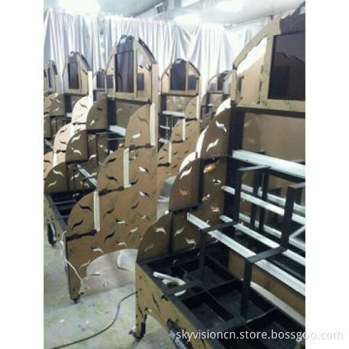 Digital photo frame with tempered-glass, video loop play, motion sensor optional